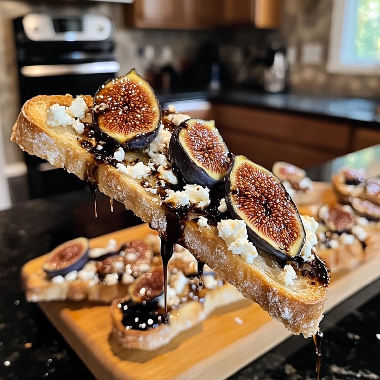 Balsamico-Ofenfeigen-Crostinis