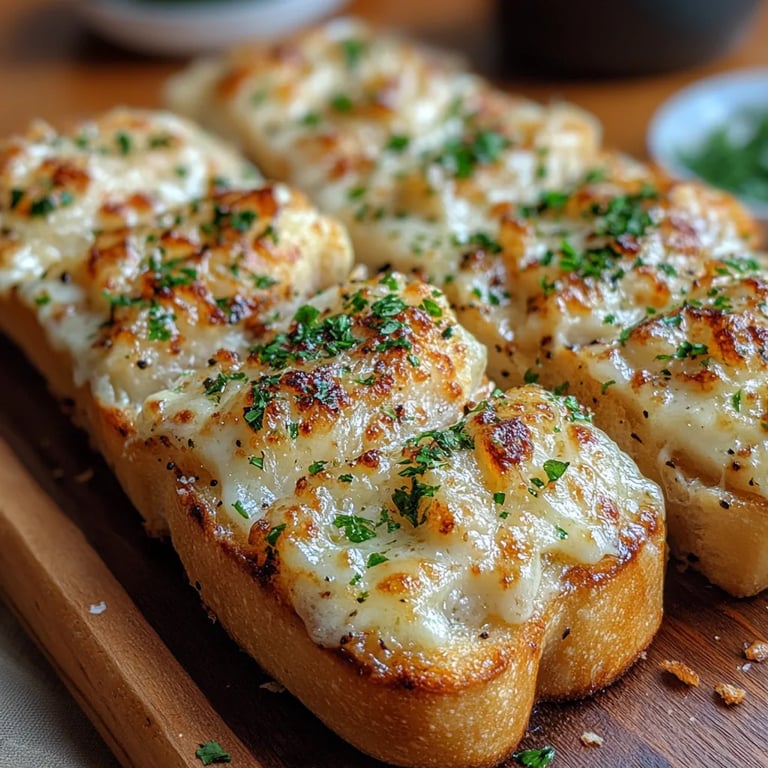 Knoblauchbrot mit Huhn Alfredo: Ein Unglaublich Essenzielles Rezept für 4 Personen