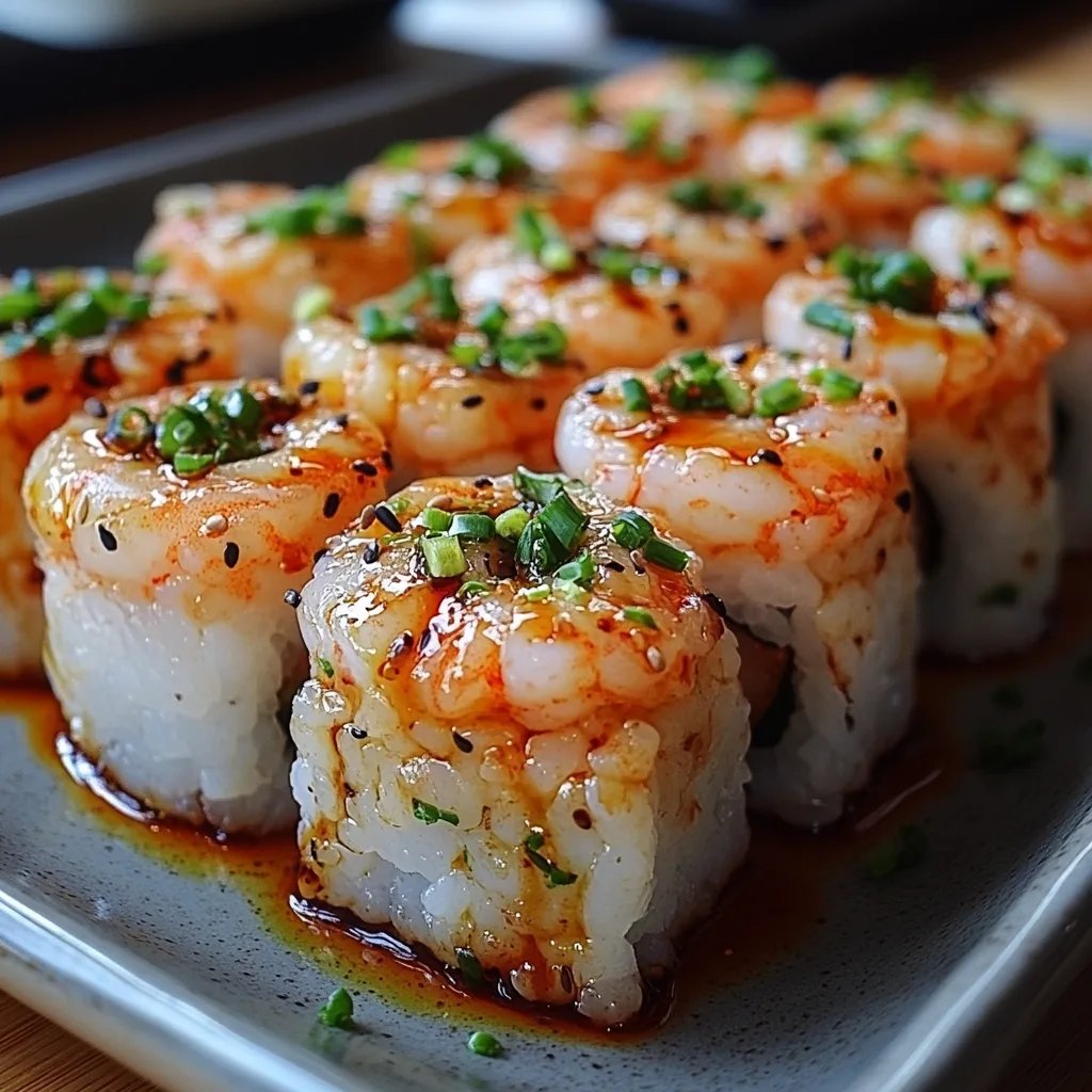 Würzige Garnelen-Sushi-Türmchen: Ein Unglaubliches Ultimatives Rezept für 6 Portionen